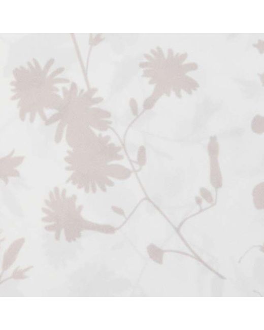 Coccinelle White Silk Foulard Shadow Print