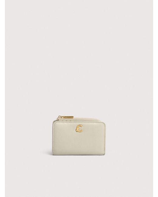 Coccinelle Natural Smooth Leather Wallet C-Me Small