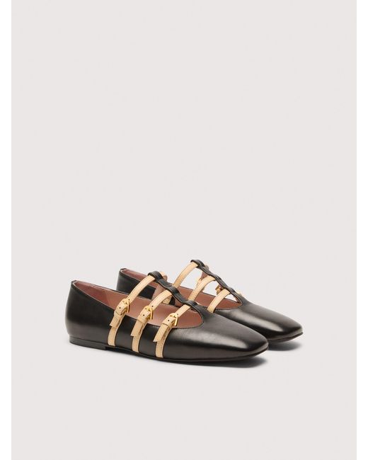 Coccinelle Multicolor Smooth Leather Mary Jane Flats Sven