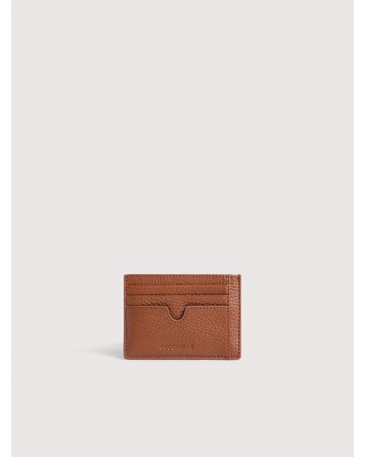 Coccinelle White Grainy Leather Card Holder Smart To Go Small