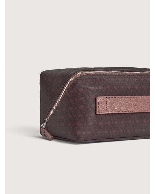 Coccinelle Multicolor Monogram Nylon Make-Up Bag Smart To Go Medium