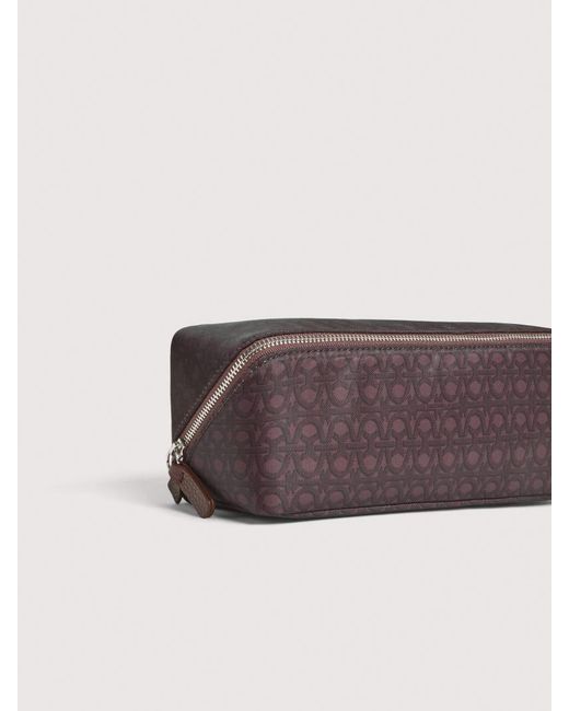Coccinelle Multicolor Monogram Nylon Make-Up Bag Smart To Go Small