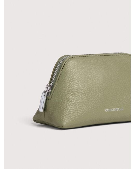 Coccinelle Natural Necessaire Aus Genarbtem Leder Helga