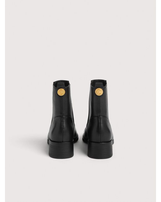 Coccinelle Black Smooth Leather Boots Nikla