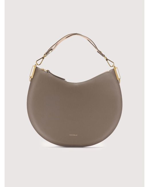 Coccinelle Brown <P>Double Leather Shoulder Bag</P> Sunup Large