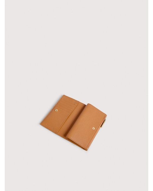 Coccinelle Multicolor Medium Grained Leather Wallet Metallic Large
