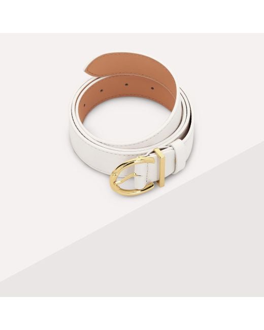 Coccinelle Multicolor Grained Leather Belt Beth