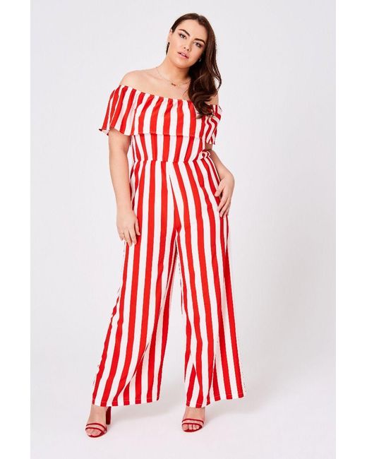 red bardot jumpsuit