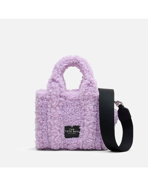 Marc Jacobs Purple The Micro Teddy Tote Bag