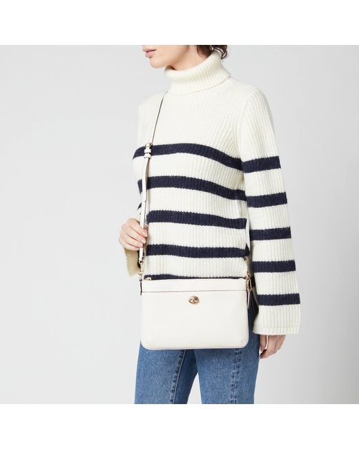 polly pebble leather crossbody bag coach