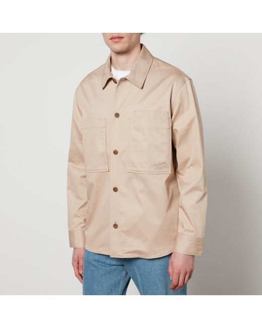 Maison Kitsuné Natural Cotton Overshirt for men