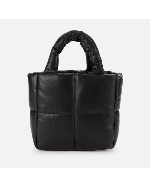 Stand Studio Black Rosanne Faux Leather Puffy Bag