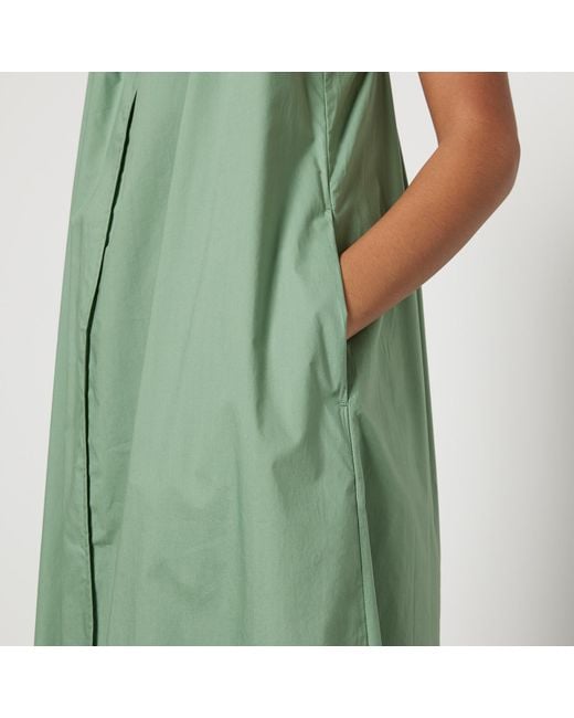 By Malene Birger Green Lanney Organic Cotton Maxi Dress