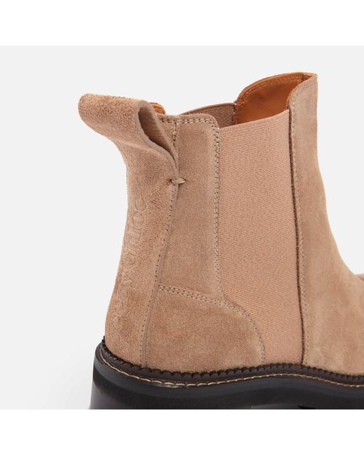 See By Chloé Brown Mallory Suede Chelsea Boots
