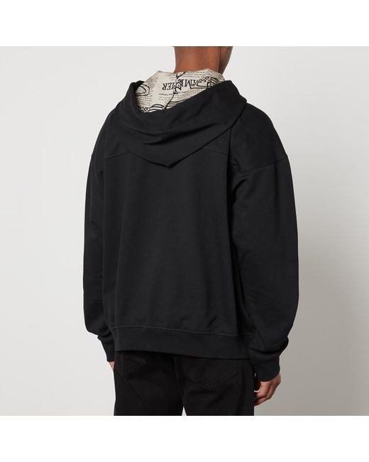 Vivienne Westwood Black Fresh Cotton-Jersey Hoodie for men