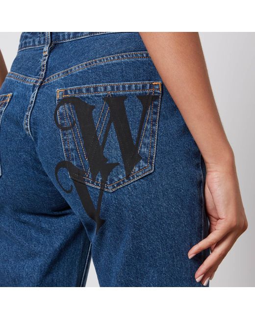 Vivienne Westwood Blue Spray Harris Denim Jeans