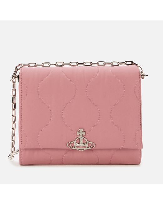 Vivienne Westwood Pink Lucy Medium Cross Body Bag