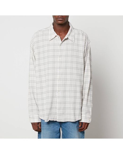 mfpen Gray Exact Cotton-seersucker Shirt for men