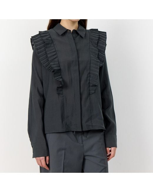 Levete Room Black Leveté Room Karlina Lyocell-Blend Blouse