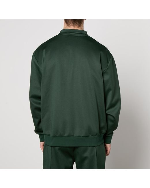 Museum of Peace & Quiet Green Warm Up Stretch-Jersey Track Jacket for men