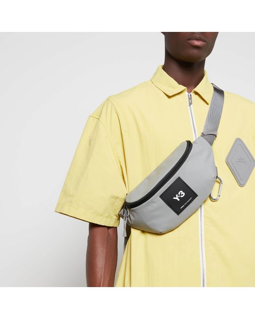 Y-3 Yellow Waist Bag for men