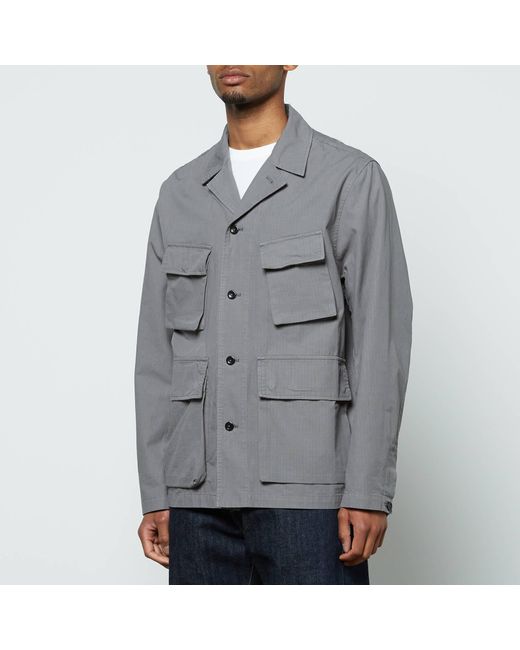 Norse Projects Gray Mads Ripstop Tab Series Jacket for men