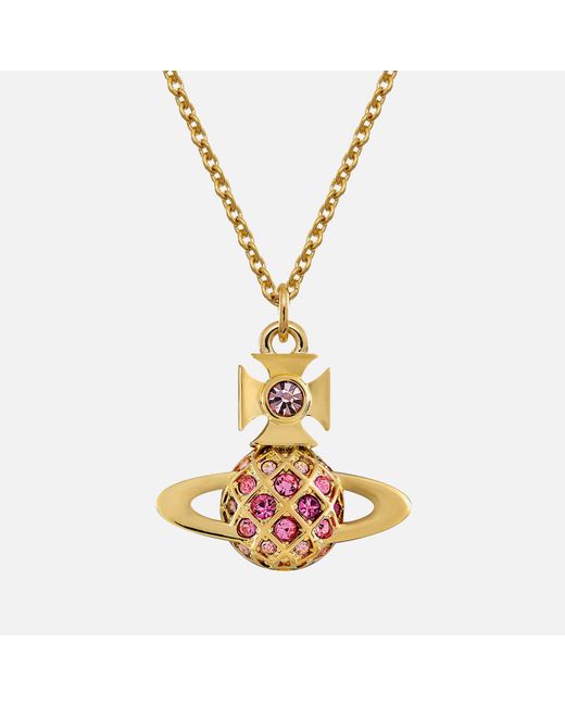 Vivienne Westwood Metallic Willa Bas Relief Gold-tone Pendant Necklace