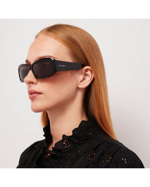 saint laurent rectangular sunglasses