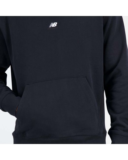 New Balance Blue New Baance Athetic Reatered Graphic French Terry Hoodie An for men