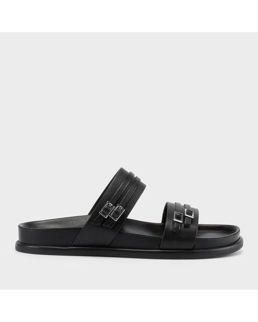 Vagabond Black Vagabond Effie Leather Sandals