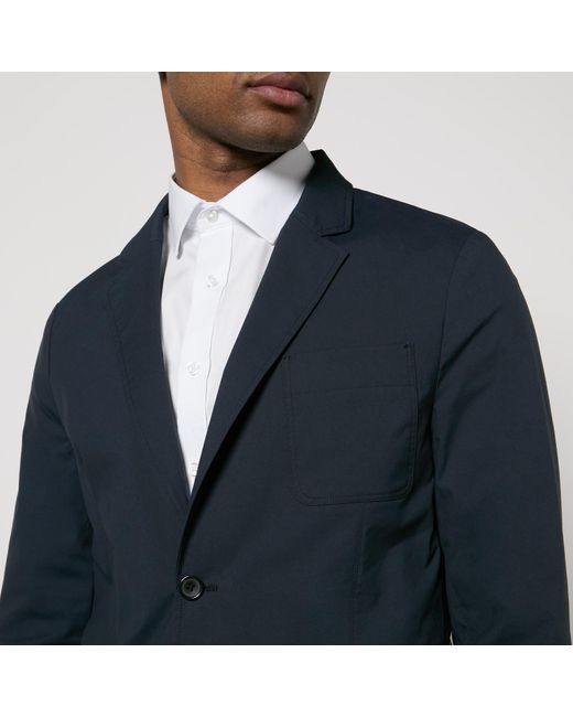 PS by Paul Smith Blue Casual Fit Cotton-Blend Blazer for men