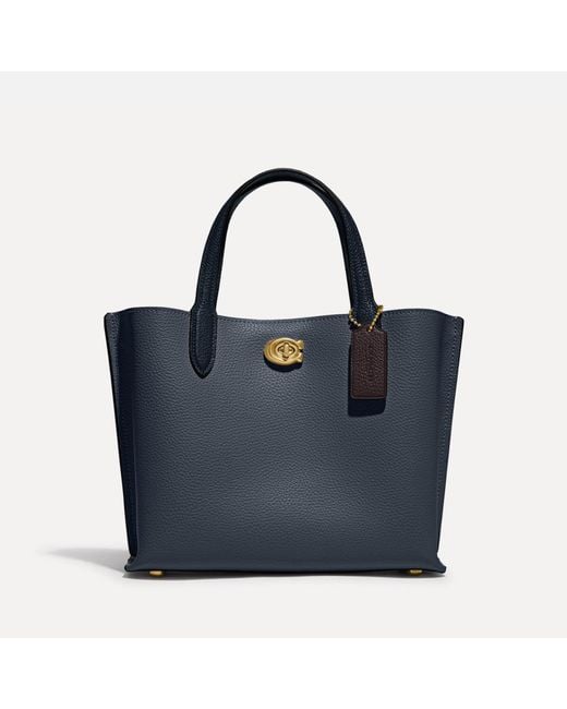 COACH Blue Willow Tote 24 In Colorblock