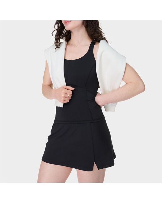 Sweaty Betty Black All Day Active Stretch-Jersey Skort