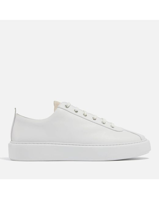 GRENSON White Sneaker 30 Leather Trainers for men