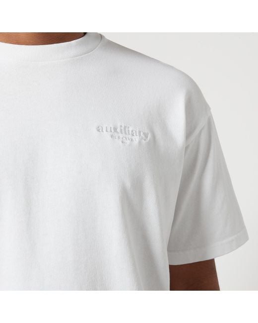 Percival White Alfresco Auxiliary Organic Cotton-Jersey T-Shirt for men