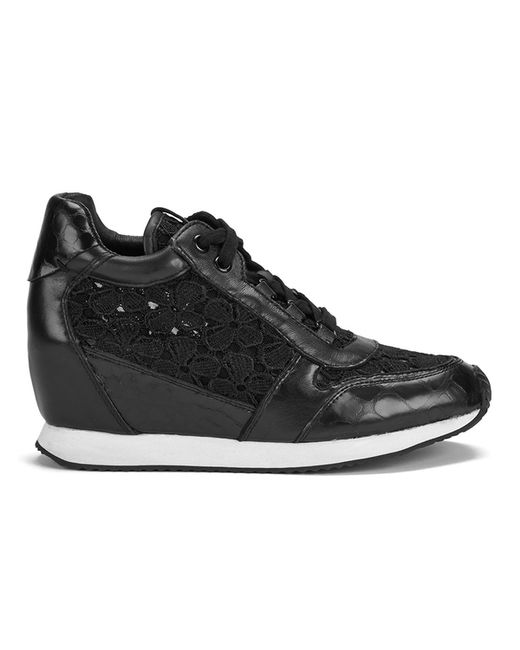 ash jagger canvas platform zip sneakers