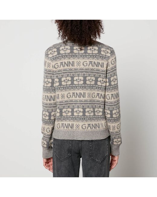 Ganni Gray Sweaters