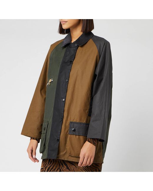 Barbour Alexa Chung Patch Wax Jacket | Lyst