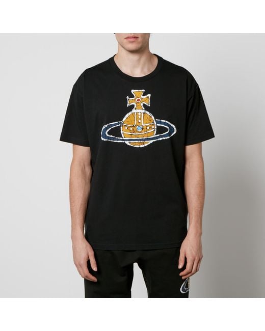 Vivienne Westwood Time Machine Cotton jersey T shirt in Black for
