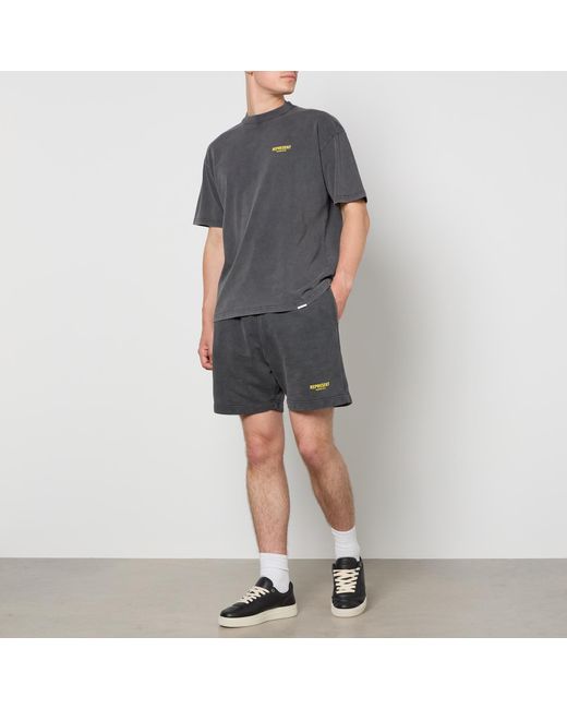 Represent Gray Owners Club Cotton-Jersey Shorts for men