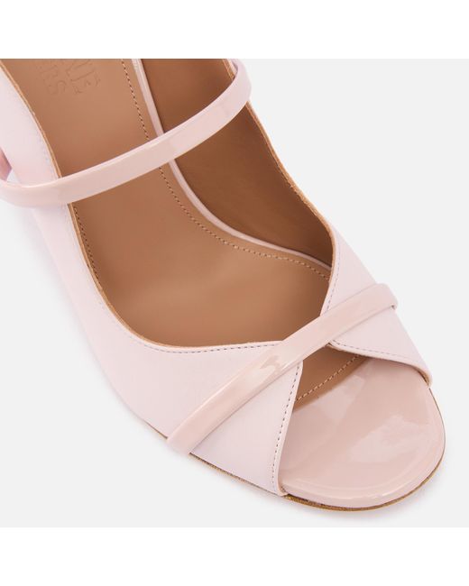 Malone Souliers Pink Norah 85 Leather Heeled Sandals