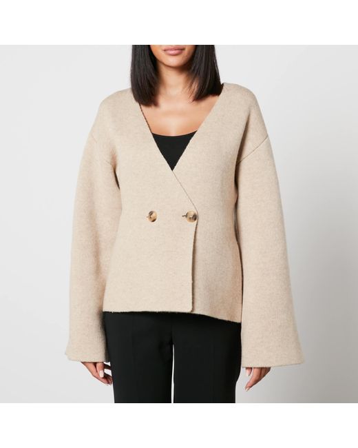 By Malene Birger Natural Tinley Wool-blend Cardigan