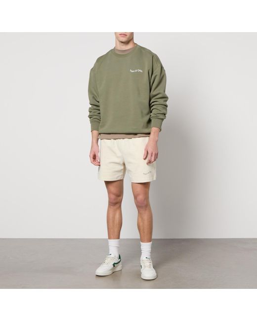Museum of Peace & Quiet Green Wordmark Cotton-Jersey Sweatshirt for men