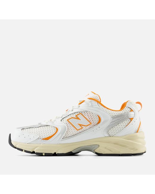 New Balance White 530 Faux Leather Trainers