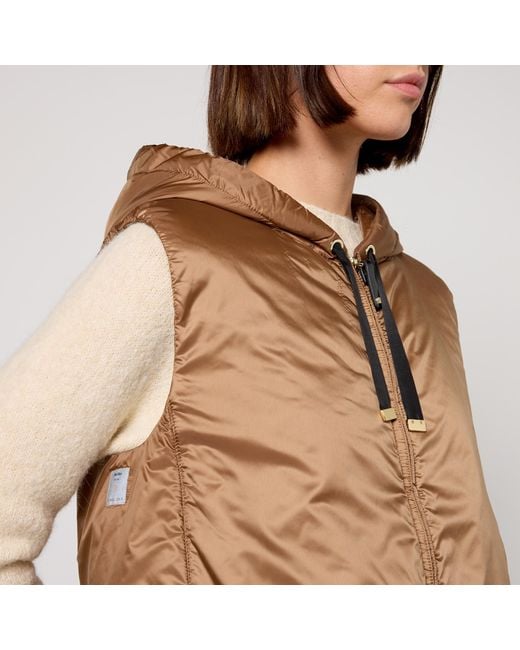 Max Mara Brown Greengi Shell Gilet