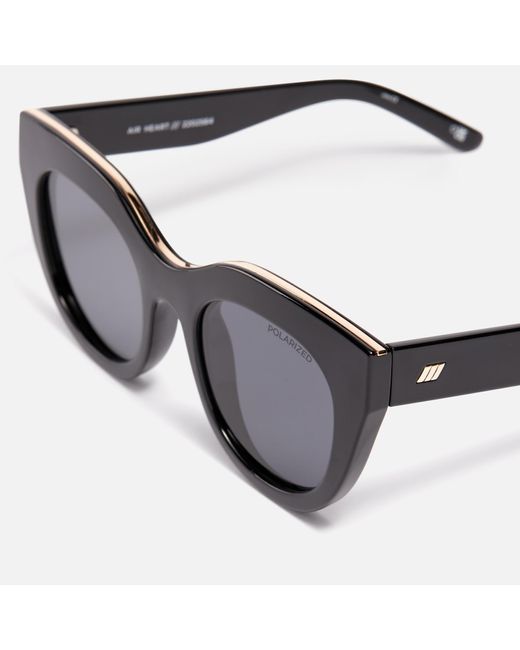 Le Specs Multicolor Air Heart Oversized Tritan Sunglasses