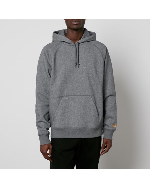 Carhartt Gray Chase Cotton-Blend Hoodie for men