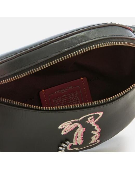 COACH Women s Selena Bunny Bum Bag in Black Lyst Australia
