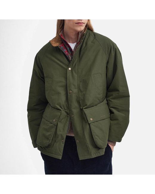 Barbour x Baracuta Bedale Canvas Oversized Jacket in Green for Men Lyst UK