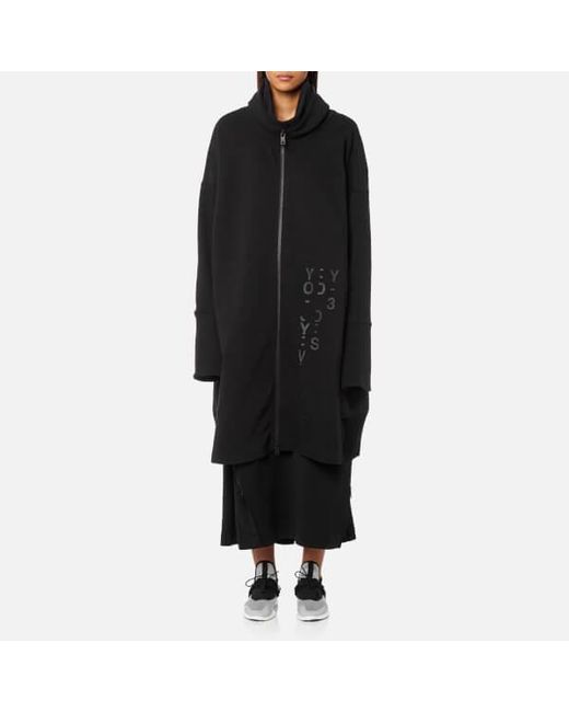 Y-3 Y3 Women's Long Jacket in Black | Lyst Canada